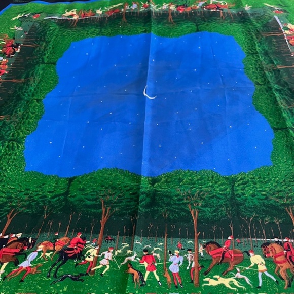 Mantero - Vintage "Caccia Notturna" Silk Scarf - Picture 5 of 5